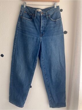 Madewell Balloon Jeans in Medium Blue Wash 28